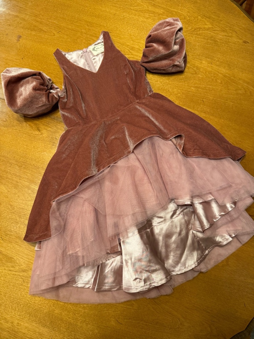 Mia Joy Velvet & Tulle Party Dress | Size 3T